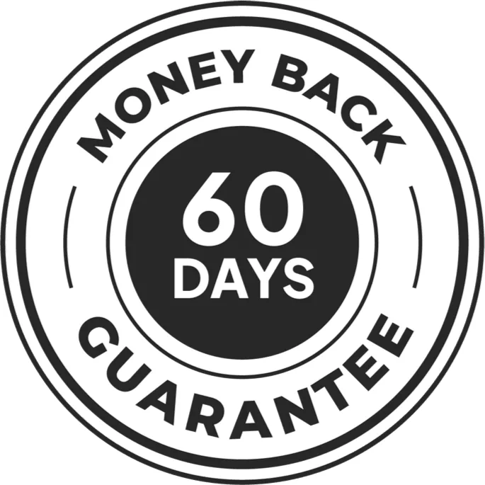Nervelin 60-day money-back guarantee badge